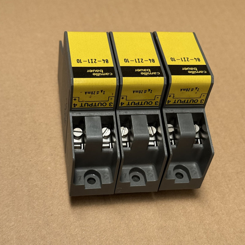 CAMILLE BAUER – 84-2I1-10 – SINGAL ISOLATOR | 3X LOT