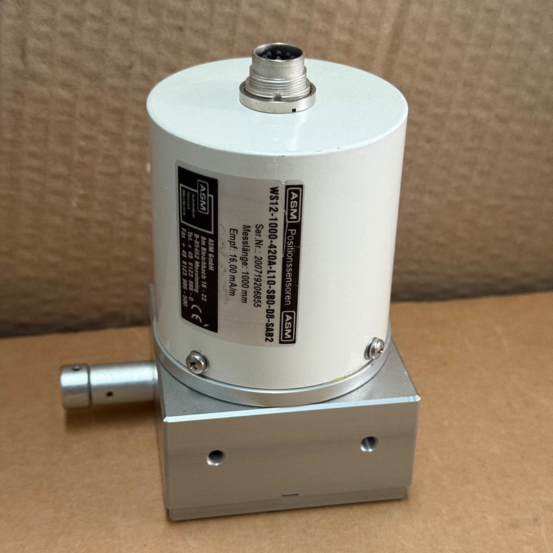 ASM Sensor – WS12-1000-420A-L10-SB0-D8-SAB2 – Cable Extension Position Sensor