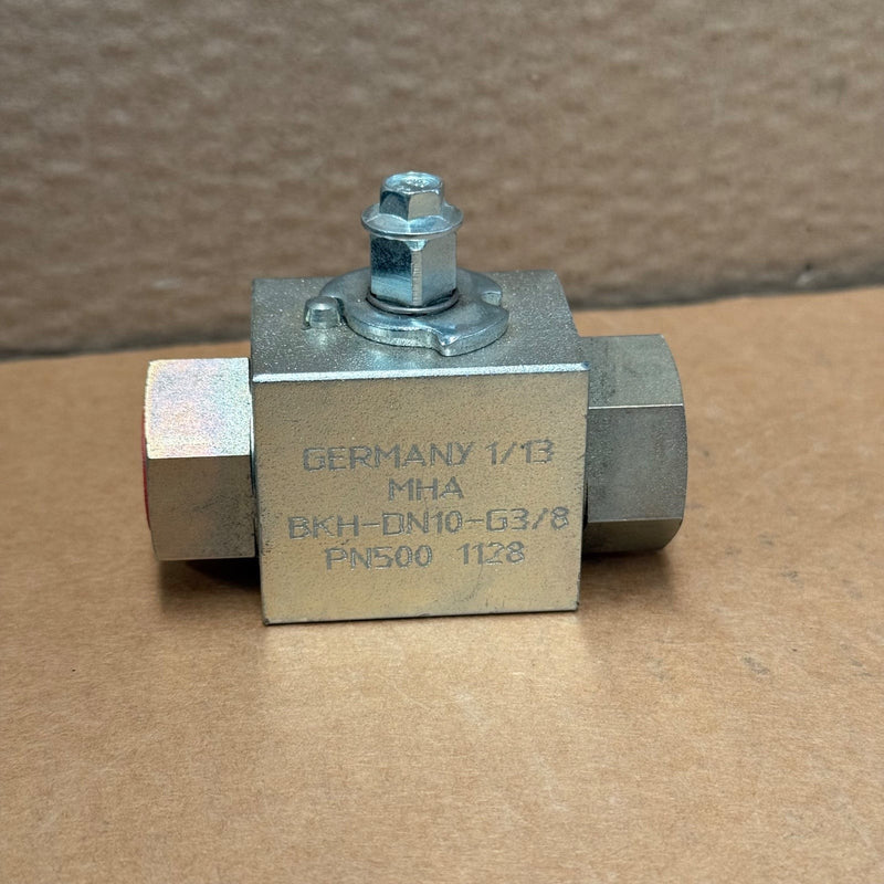 MHA Zentgraf – BKH-DN10-G3/8 – High-Pressure Hydraulic Ball Valve