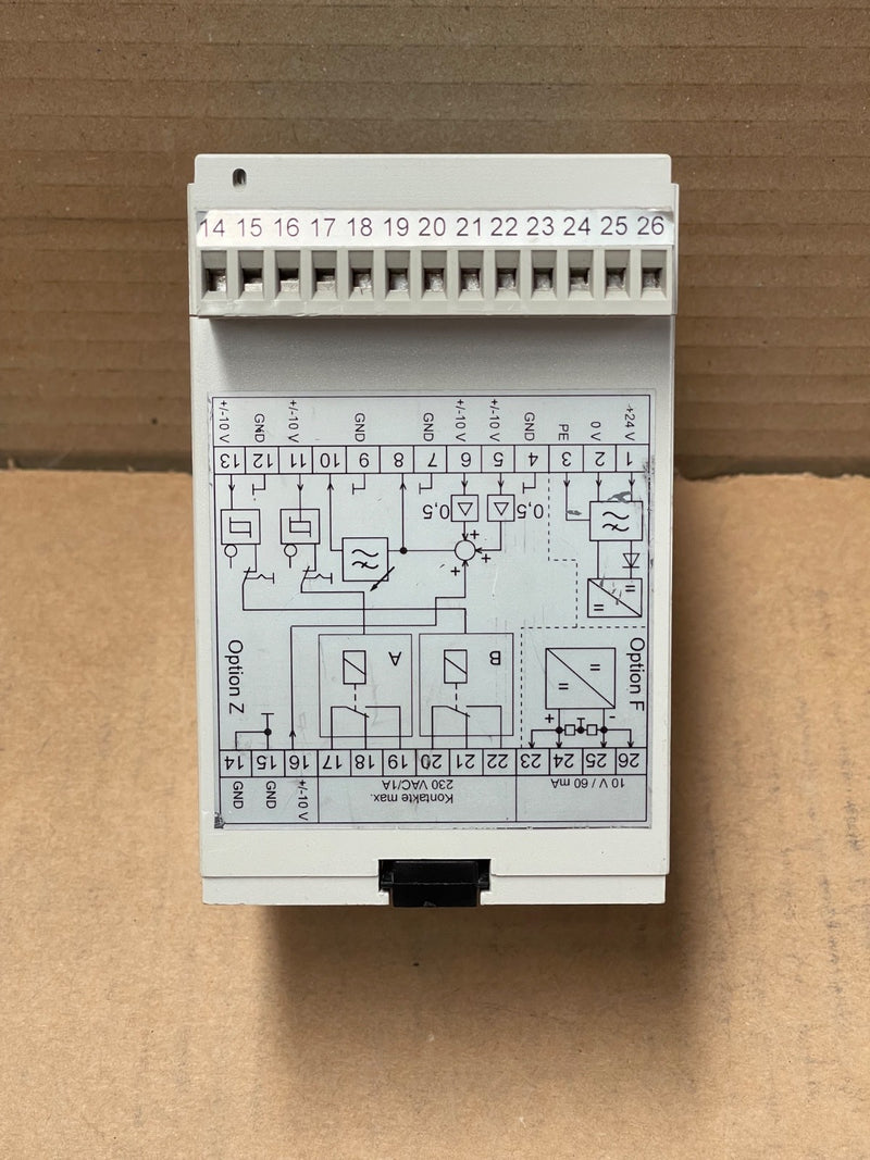 Haehne – AEM 115809 – DIN‑Rail Signal/Measurement Amplifier Module