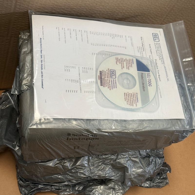 SEL – SEL-700G (0700G11ACA9X72810000) – Generator Protection Relay