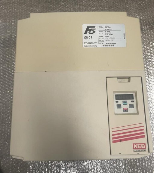 KEB COMBIVERT F5 20F5A1H-Y00F Drive Controller 37kW - 573 Hours Runtime