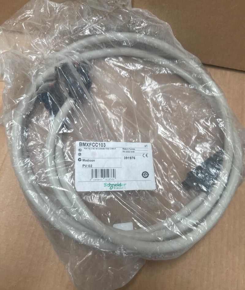 Schneider Electric - BMXFCC103 - Preformed Cordset, 40-Way Terminal, 2 x HE10