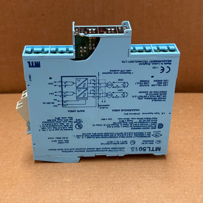 MTL – MTL5015 – Two-Channel Switch/Proximity Detector Interface