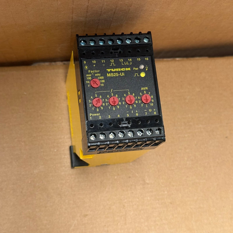 Turck – MS25-Ui – Rotational Speed Monitor / Frequency-to-Analog Converter