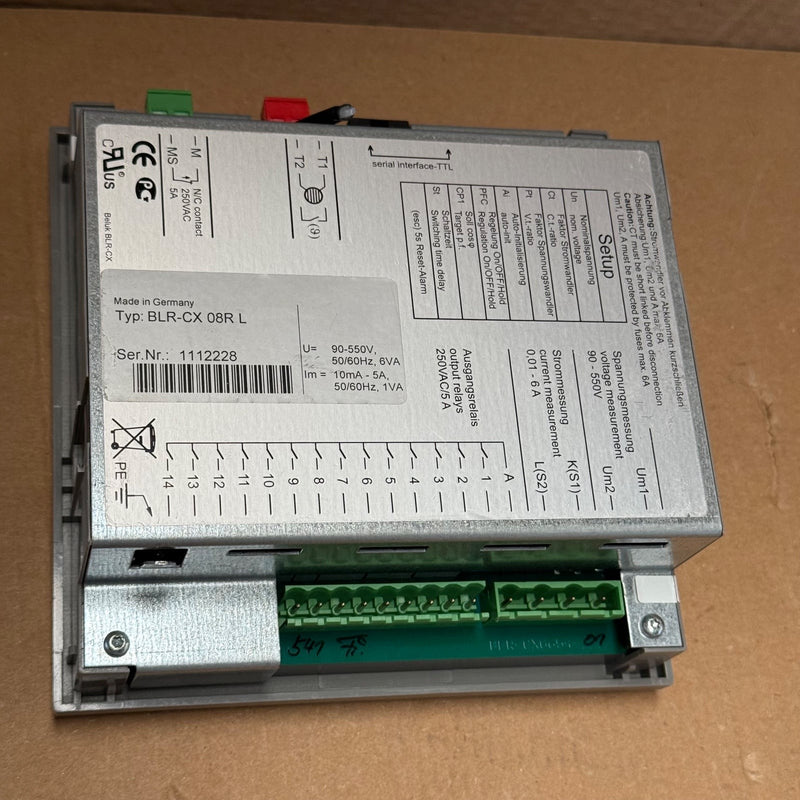 Beluk – BLR-CX 08R L (BLR-CX08RL) – 8-Step Reactive Power Factor Controller