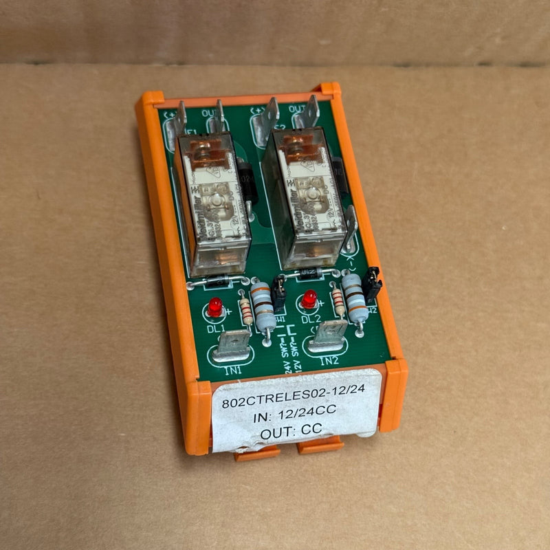 ComatReleco – 802CTRELES02-12/24 – 2-Channel Relay Board Module