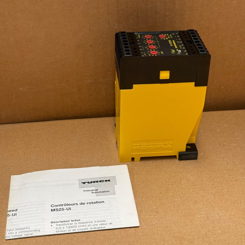 Turck – MS25-Ui – Rotational Speed Monitor / Frequency-to-Analog Converter