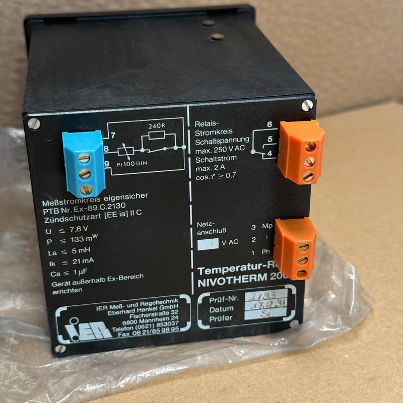 SIHI – Nivotherm 2000 – Temperature Controller / Level Controller Electronics