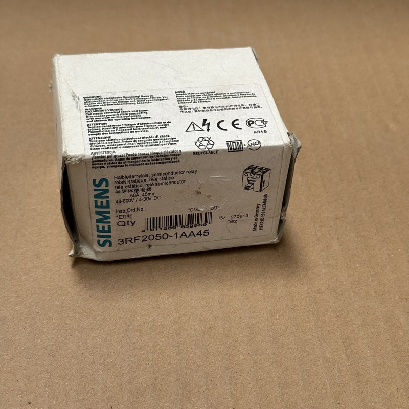 SIEMENS – 3RF2050-1AA45 – Semiconductor Relay