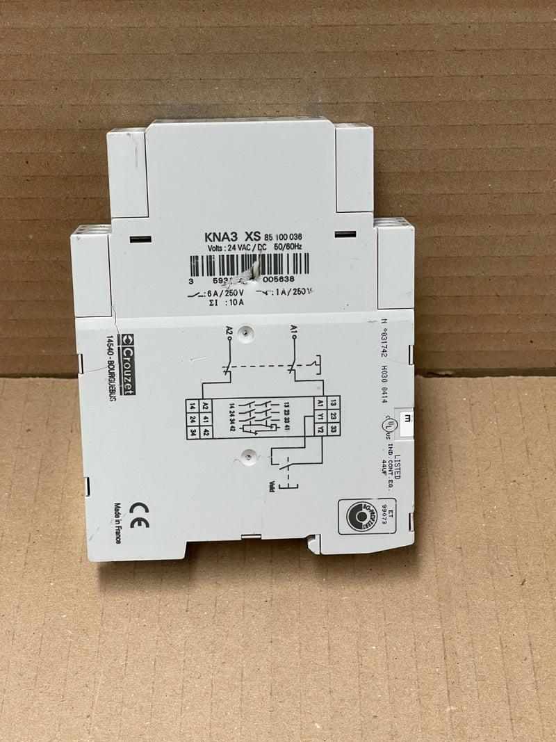 Crouzet KNA3 XS 24VAC/DC Safety Relay 85100036