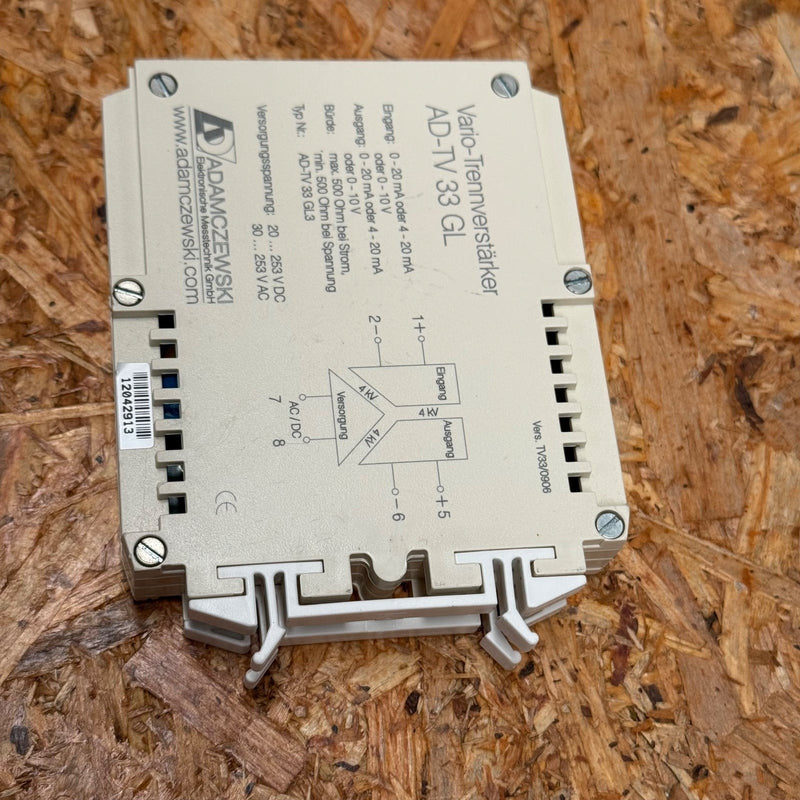 Adamczewski – AD-TV 33 GL – Vario-Isolation Amplifier, Analog Signal Conditioner