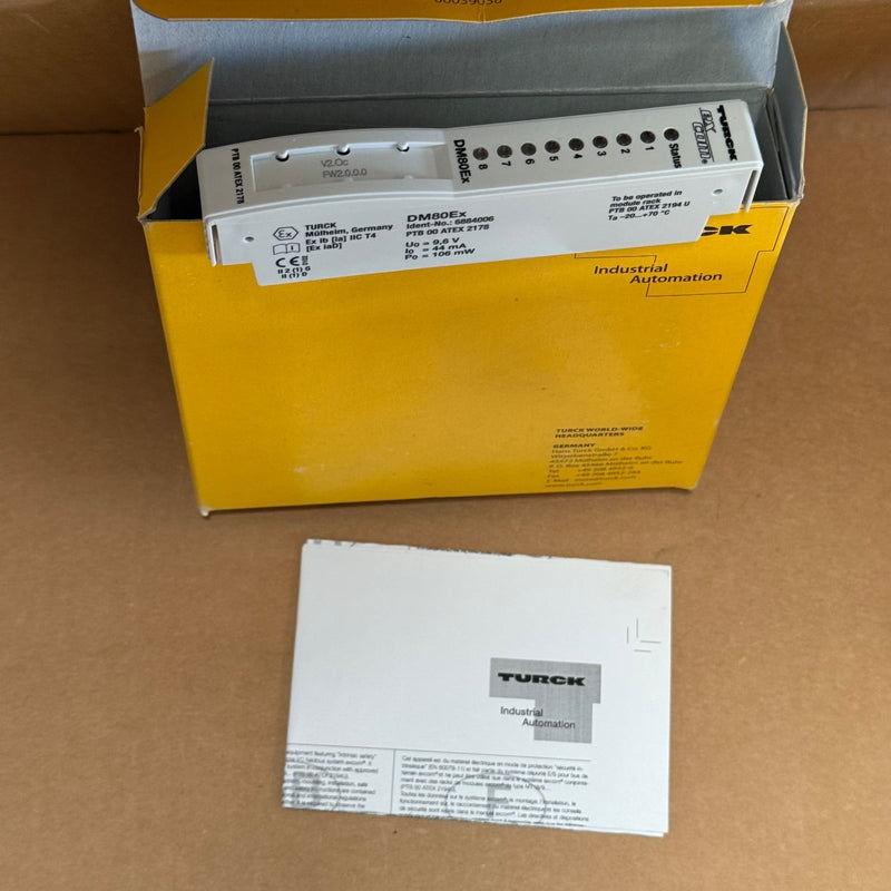Turck – DM80EX (6884006) – Excom I/O 8-Channel Digital Input/Output Module