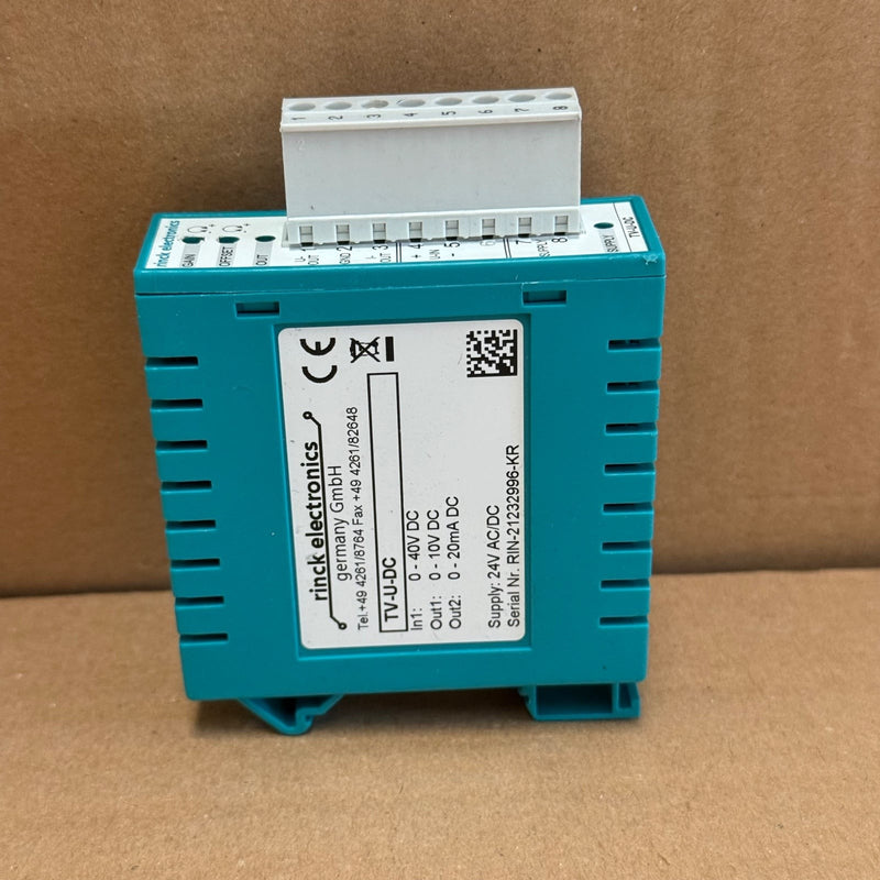 rinck electronics – TV-U-DC – Isolation Amplifier / Signal Transducer