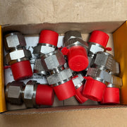 1PC Parker – M12MSC1/2R-316 – A-LOK Double-Ferrule 12mm Tube to1/2Inch BSPP Male