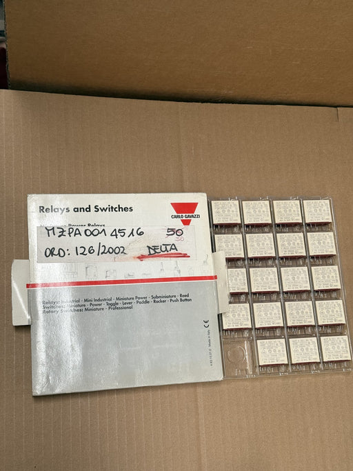1PCs CARLO GAVAZZI – MZPA0014516 – 12.5VDC Power relay 16A 250VAC