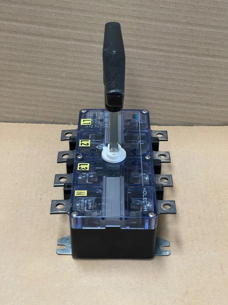 HOLEC DMV 250/4 Manual Changeover Switch – 4-Pole 250A