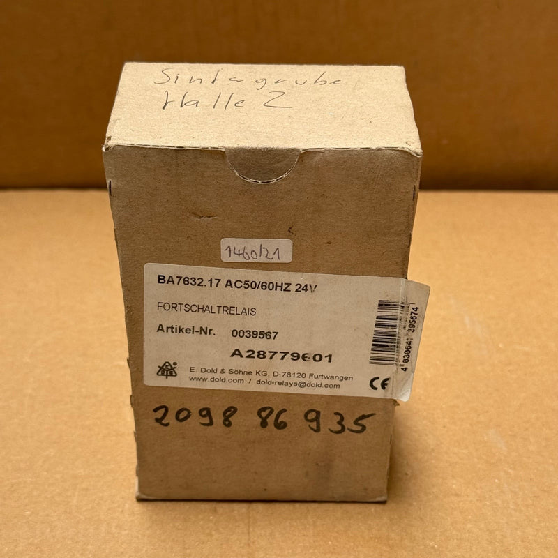 Dold & Söhne – BA7632.17 – 0039567 Stepping Relay Spule 24VDC