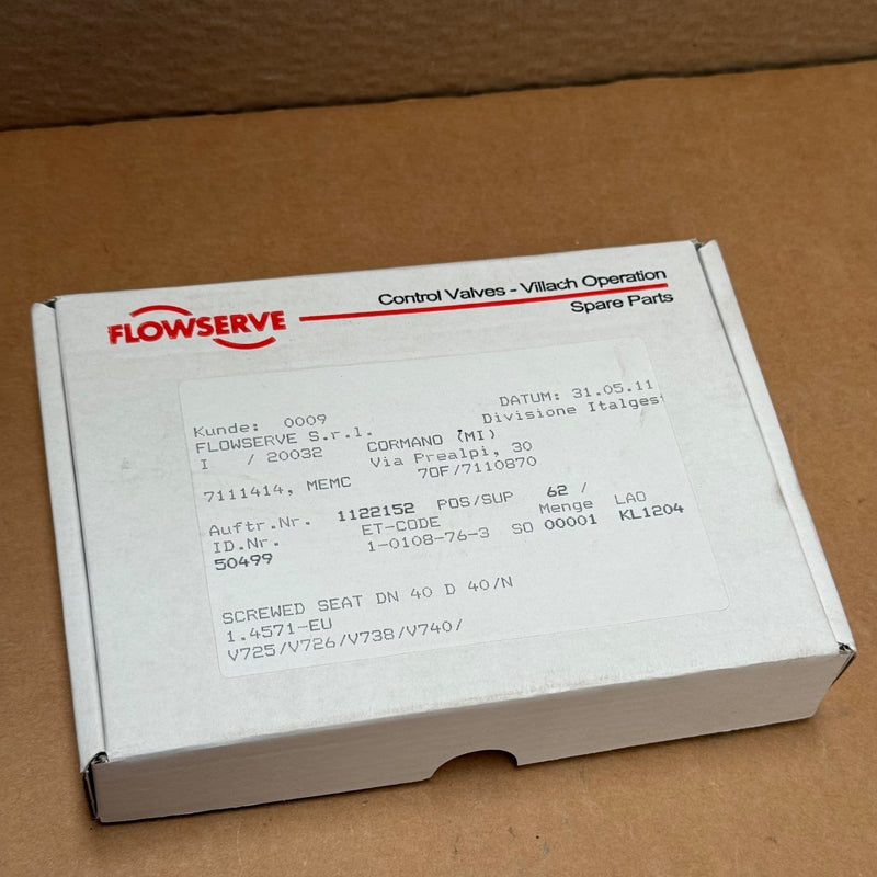 Flowserve – 50499 – Screwed Seat (DN 40 D 40/N 1.4571-EU)