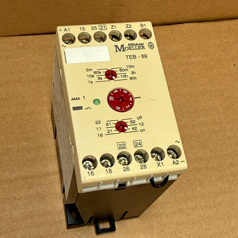 Moeller – TEB 69-A – Multi-Function Time Delay Relay 24–240 V AC/DC,