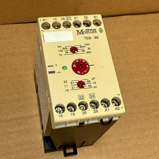 Moeller – TEB 69-A – Multi-Function Time Delay Relay 24–240 V AC/DC,