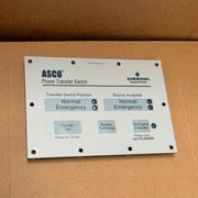 EMERSON ASCO – 473708AE – Series 300 Transfer Switch Membrane Panel