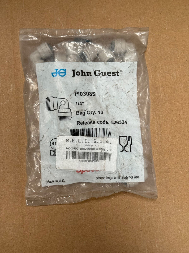 10PCs JG – PI0308S – John Guest Store connector 1/4"