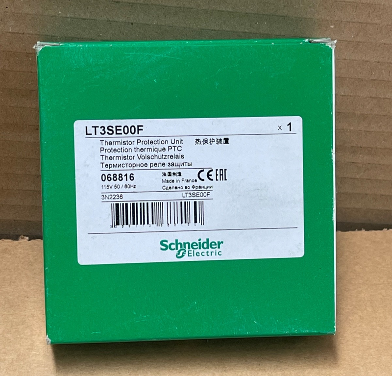 Schneider Electric – LT3SE00F – TeSys LT3 Thermistor Protection Relay 115 VAC