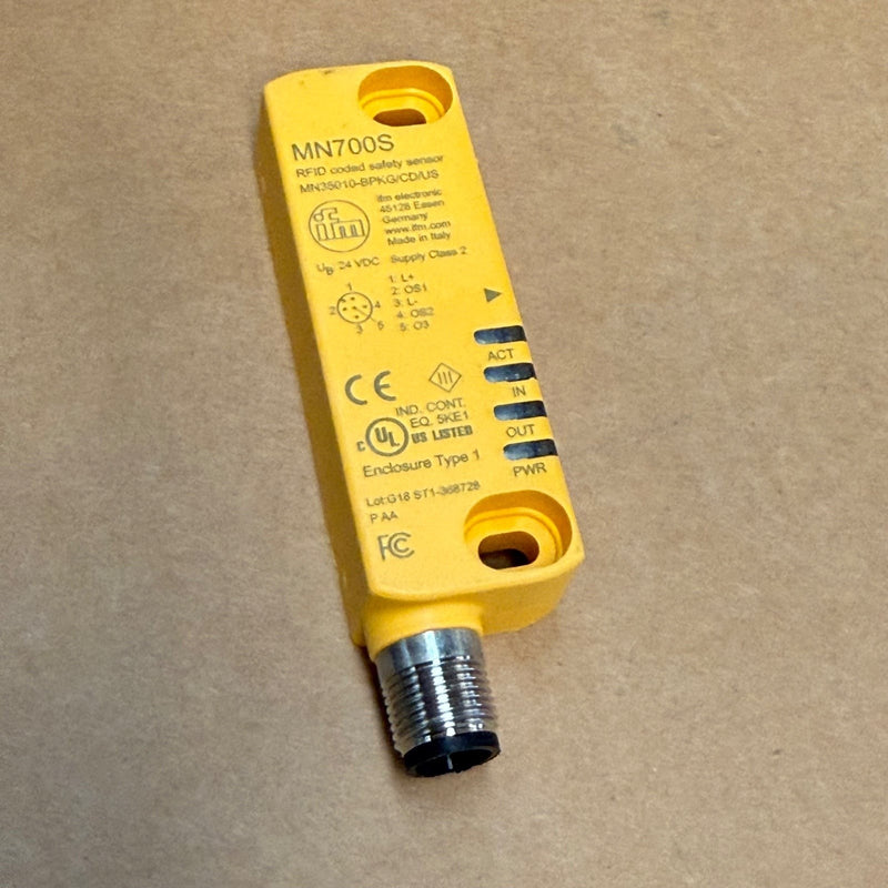 ifm electronic – MN700S / MN35010-BPKG/CD/US – RFID-Coded Safety Sensor