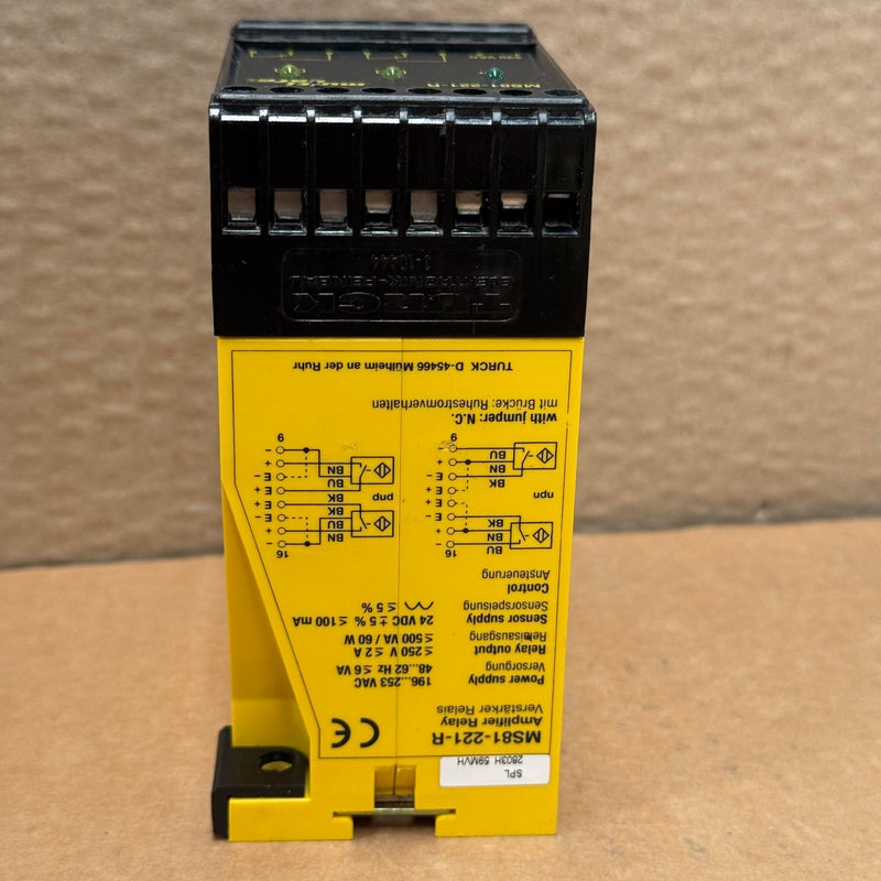 Turck – MS81-221-R – 2-Channel Amplifier Relay / Switching Amplifier