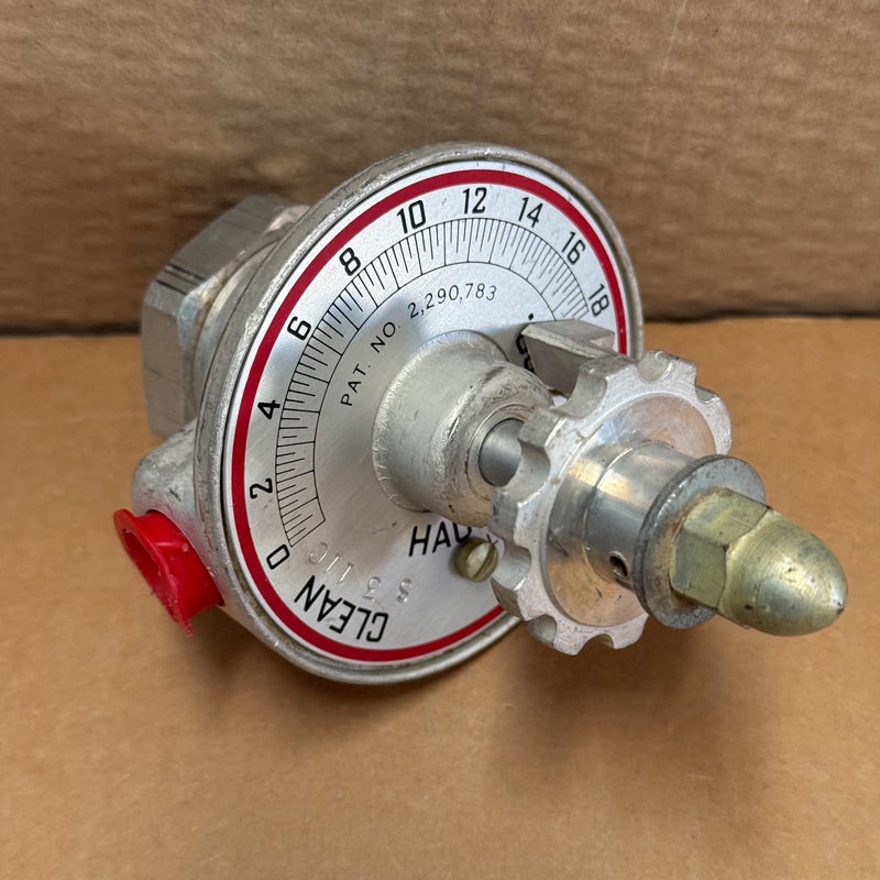 Hauck Mfg. – 2,290,783 – Clean Air / Gas Metering Orifice Valve