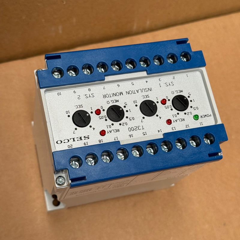 SELCO – T3200-01 – Insulation Monitoring Relay / Monitor (380V – 440V AC)