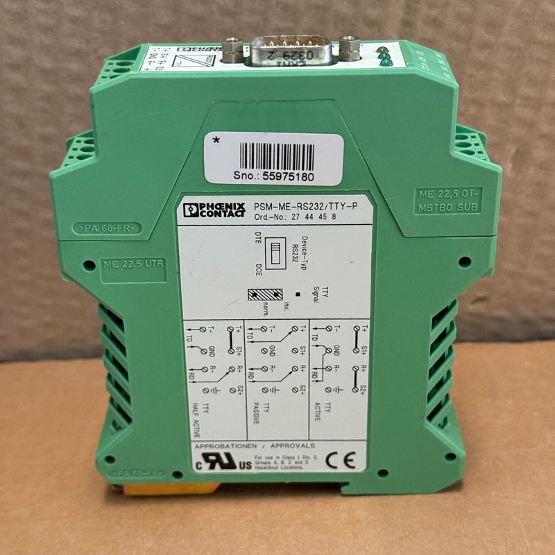 Phoenix Contact – 2744458 (PSM-ME-RS232/TTY-P) – Interface Converter