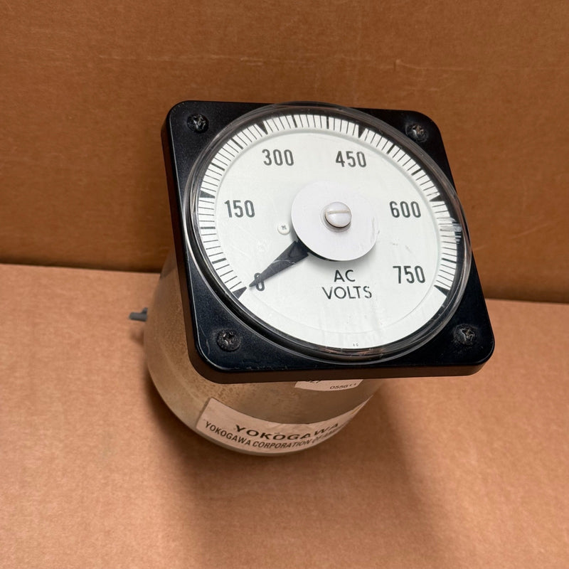 Yokogawa – AC Voltmeter – 0–750V Panel Meter