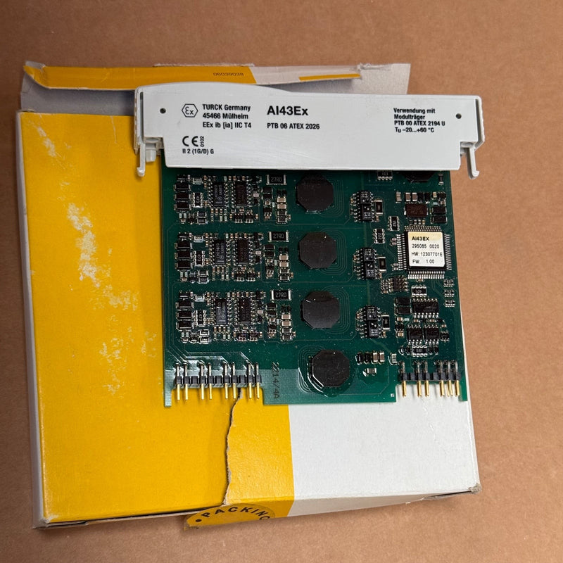 Turck – AI43EX (6884137) – Excom I/O System 4-Channel Analog Input Module