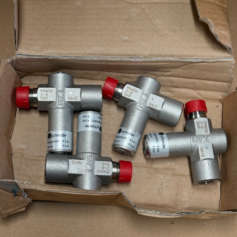 4PCs AS-Schneider – PN400 2-6 Bar – Instrument Pressure Valve