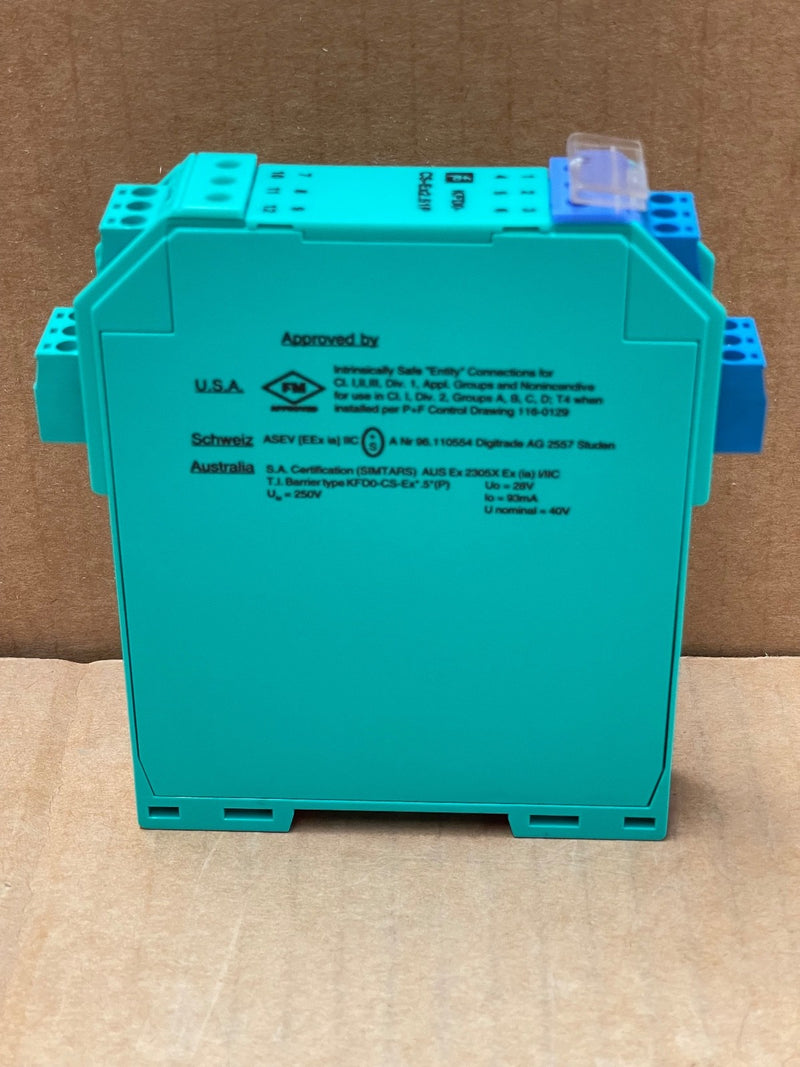 Pepperl+Fuchs KFD0‑CS‑EX2.51P (71991) – 2‑Channel Isolated Current Driver