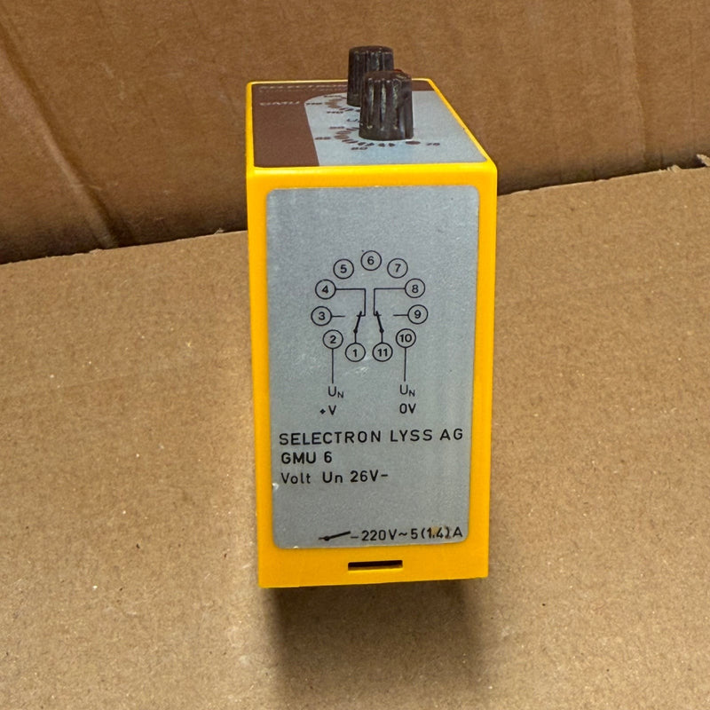 Selectron – GM-U 6 – DC Voltage Monitoring Relay