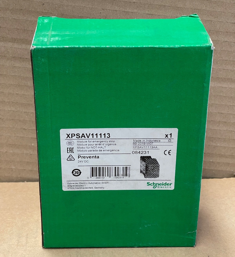 Schneider Electric – XPSAV11113 – Preventa XPSAV Safety Relay Emergency Stop Mod