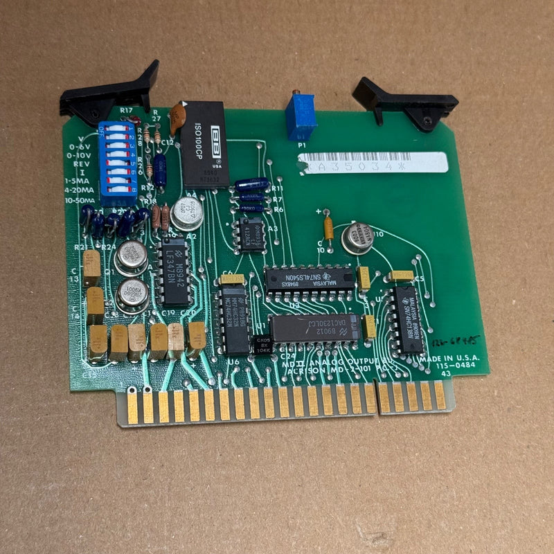 Acrison – MD-2-101 (115-0484) – Analog Output Board for Weigh Feeder Controllers
