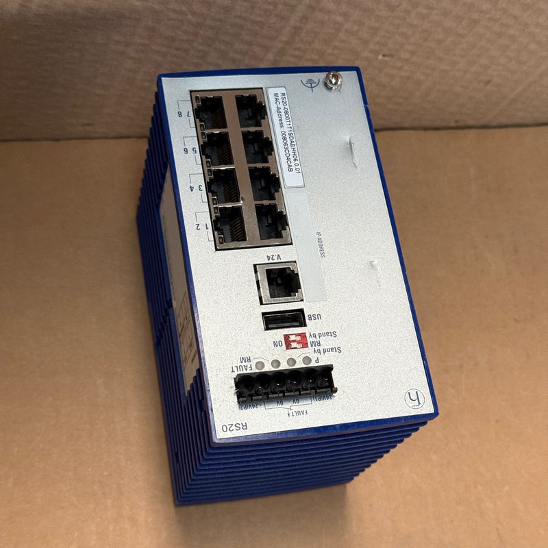 Hirschmann – RS20-0800T1T1SDAEHH06.0.01 – Managed Industrial Ethernet Switch