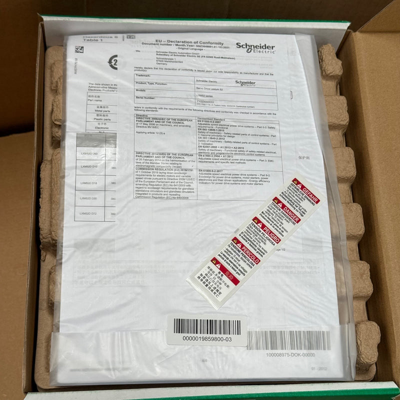 Schneider Electric – LXM52DD18C41000 – Lexium 52 PacDrive 3 Single Servo Drive