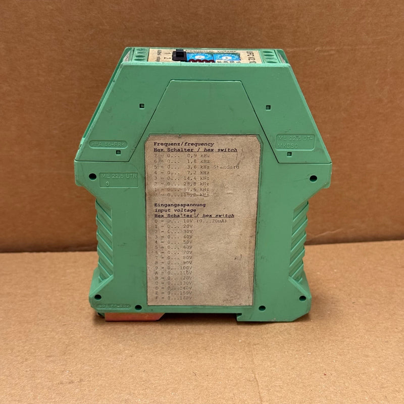 Plast Control – UFC V2.10 – Analog to Frequency converter