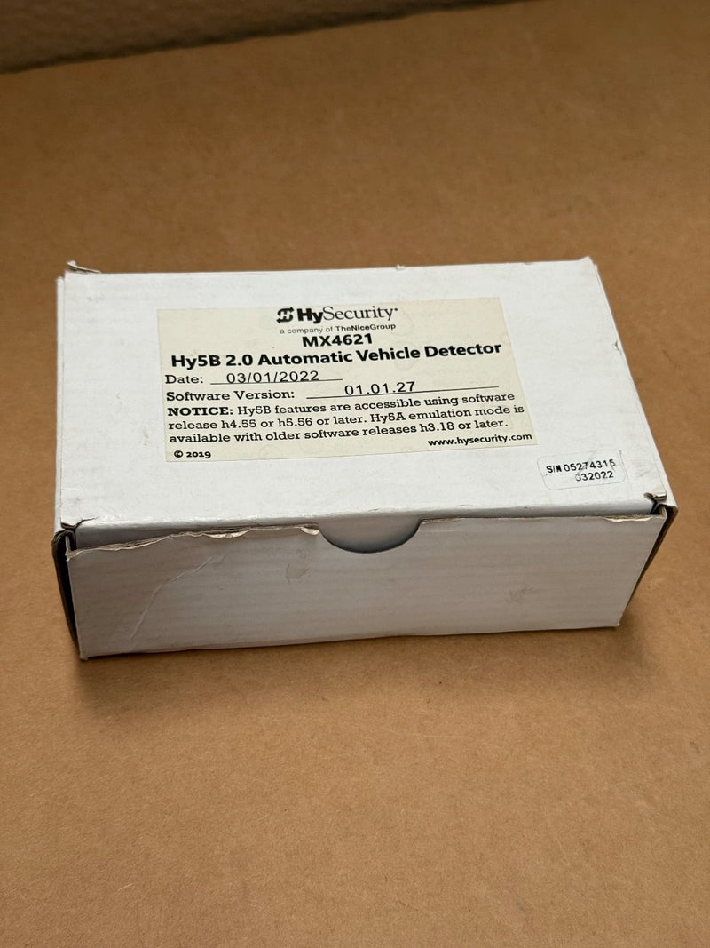 HySecurity – Hy5B 2.0 / MX4621 – Inductive Loop Vehicle Detector