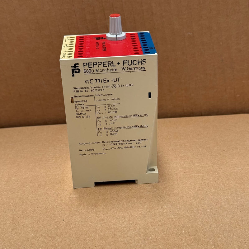 Pepperl+Fuchs – WE77/Ex-UT (07256) – Switching Amplifier / Safety Relay
