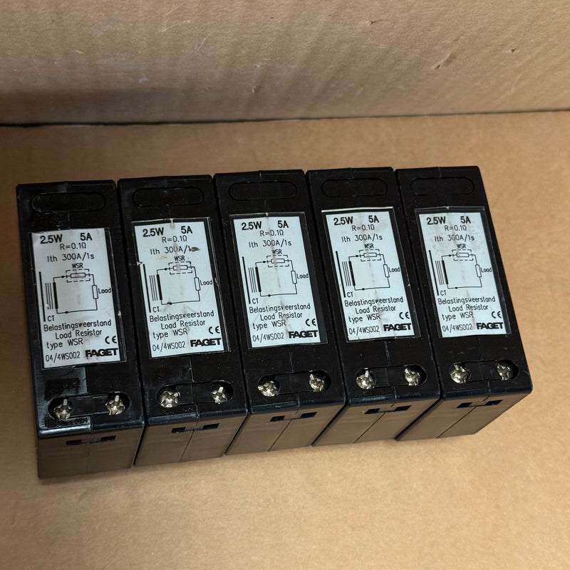 FAGET – 04/4WS002 (WSR30) – Current Transformer Load Resistor / Burden Module