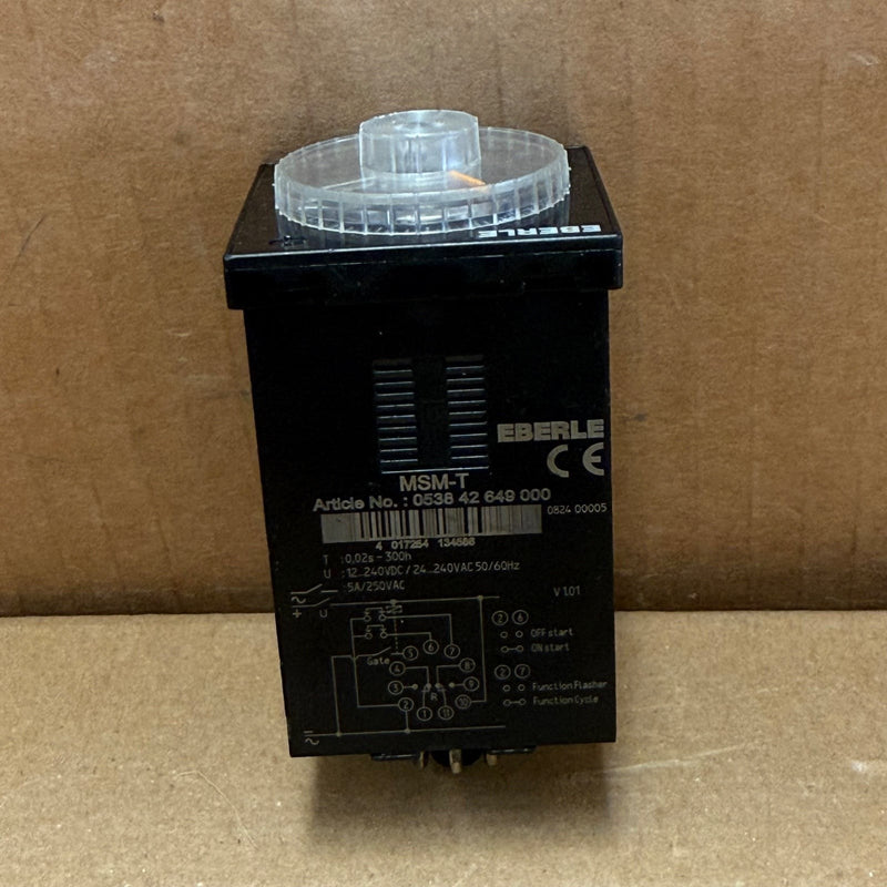 Eberle – MSM-T – Multi-Function Time Delay Relay (Plug-In)