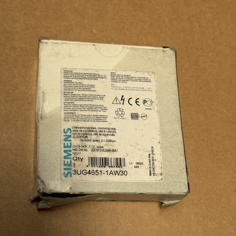 Siemens – 3UG4651-1AW30 – Monitoring Relay