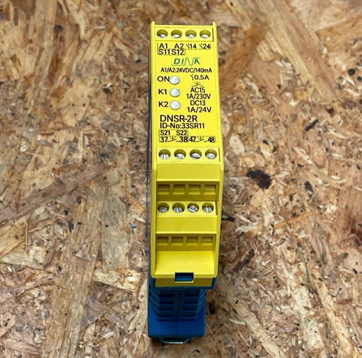 DINA Elektronik - DNSR-2R V2 - SAFEONE Emergency Stop Relay, 24 V DC