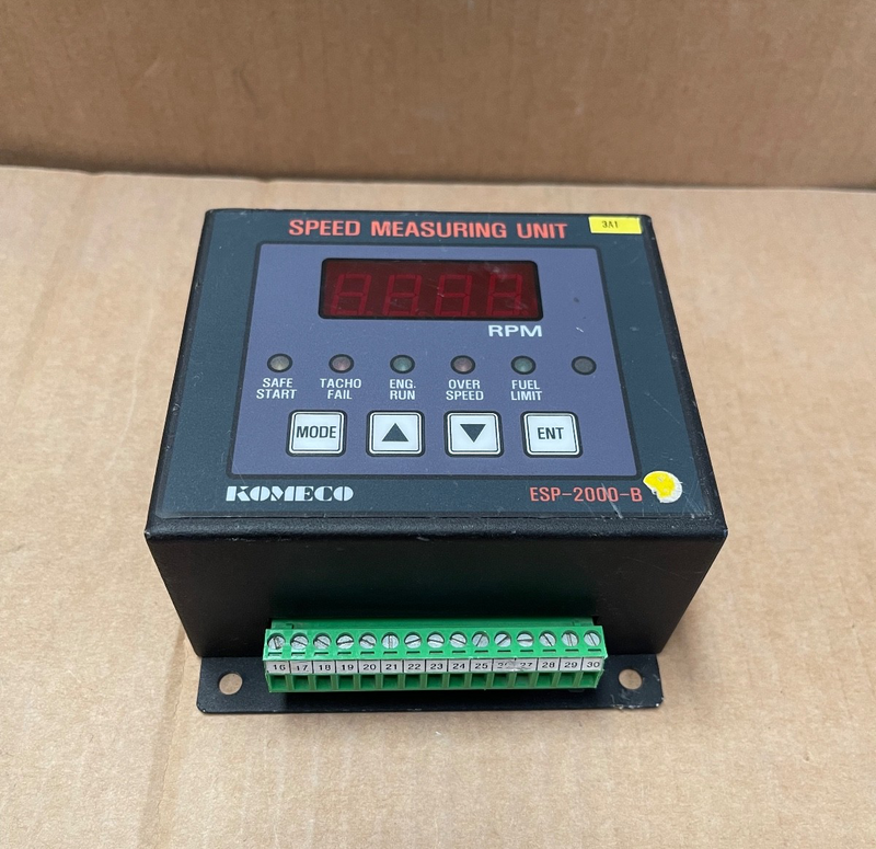 KOMECO – ESP-2000-B – Speed Measuring / RPM & Overspeed Monitor Unit (DC 24 V)